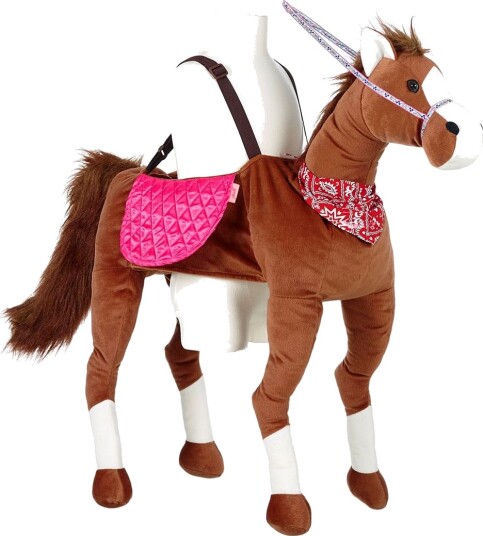Souza Kostymer Ride På Horse Souza 5-6 år (110-116) Kostymer Brun Rosa 100978-Brown