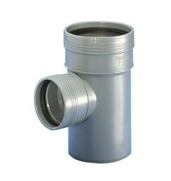 Wavin 40x40 mm Grenrør 87,5° Plast for Overvann og Drens