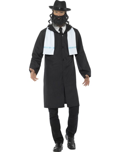 Rabbiner Herrekostyme med Hatt