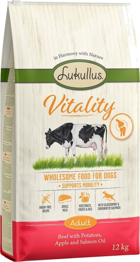 Lukullus Tørrfôr 2 X 10 Hundefôr Vitality Mobility 12 15 kg 2 X 12 kg