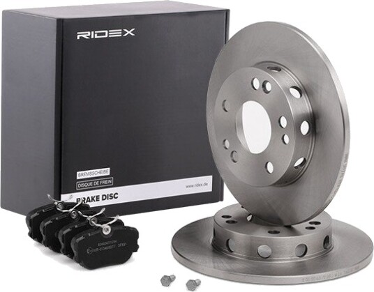 RIDEX 3405B0236 Bremseskiver og -klosser