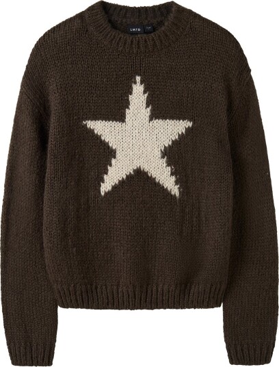 LMTD Genser   Strikk   NlfBowsta   Delicioso/Peyote Star   LMTD   9 10 år (134 140)   Genser Beige Brun