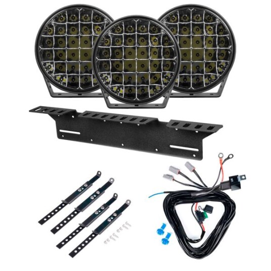 Ekstralys PURELUX 9110   Rund / 23 cm / 175W 3 stk.   komplett pakke