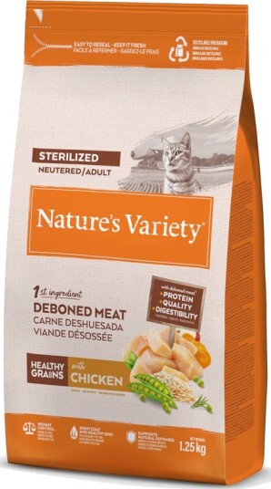 Nature’S Variety Tørrfôr Nature'S Variety Healthy Grains Sterilised Kylling 1.25 kg