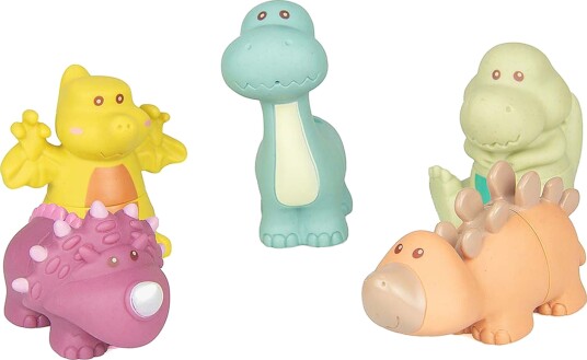 Le Toft Dinosaur Badeleker 5-Pack