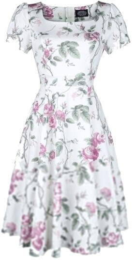 H&R London   Rockabilly Middellang kjole   Lenja Swing Kjole   XS til 4XL   Damer   flerfarget