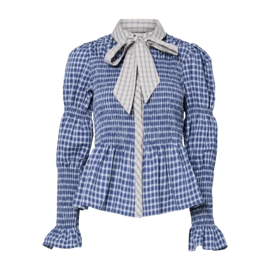 YAS Yasbekka Ls Smock Shirt Blue 36