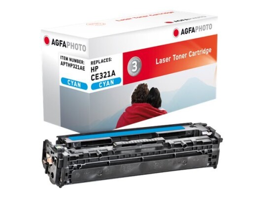 Agfaphoto - Cyan - Kompatibel - Tonerpatron Alternativ For: Hp 128A Hp Ce321a - For Hp Color Laserjet Pro Cp1525n Cp1525nw  Laserjet Pro Cm1415fn Cm1415fnw