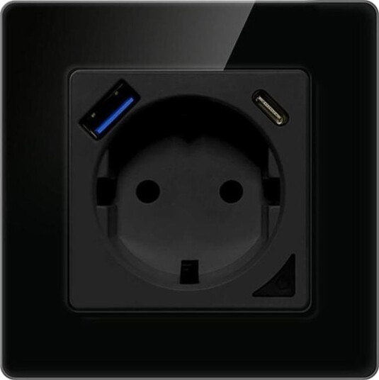 Avatto N-wot10-usb-b Smart Wifi Vegguttak - USB-A, USB-C - Svart Avatto N-wot10-usb-b Smart Wifi Vegguttak - USB-A, USB-C - Svart