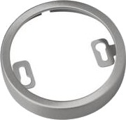 Påbygningsring Med Lav Indbygningshøjde Til Thin G2 Børstet Stål Til Påbygningsmontering. Højde 13 Mm Ø70 Mm.