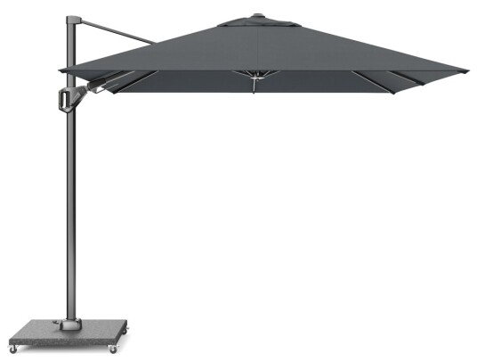 Platinum Voyager T2 parasoll Mørkegrå/grå exkl. parasollfot 2,7 x 2,7 m Grå