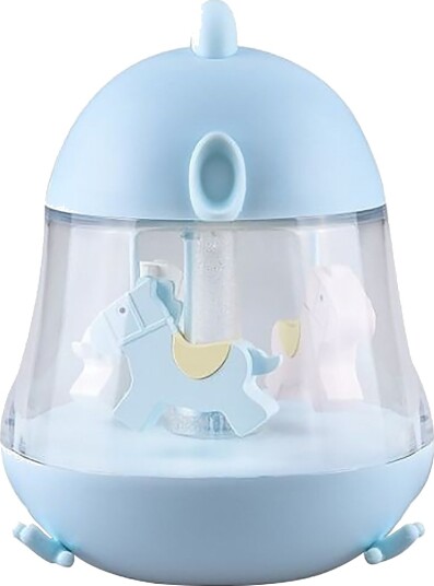 Rabbit & Friends Lampe   16x13 cm   Karusell m. Musikk   Blå   Rabbit & Friends   OneSize   Lampe