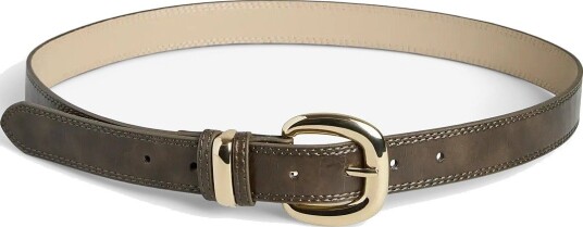 Pieces Pcvilka Patent Jeans Belt Wb Pu WREN 85