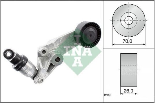 INA 534 0016 10 Spennarm, vifterem INA 534 0016 10 Spennarm, vifterem