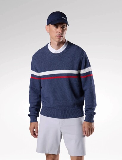 ROSSIGNOL M Knitted Cn Sweater   Navy   S