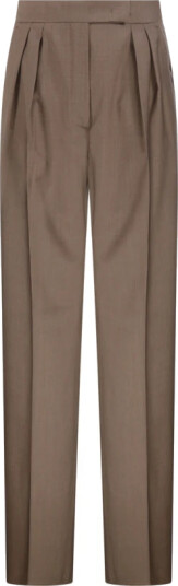 Max Mara Dame Bukser Brun M,