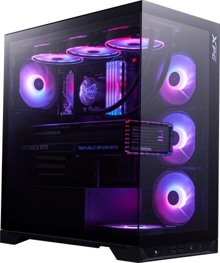 Adata XPG Invader X Mid-Tower Kabinett Sort med Vindu Adata XPG Invader X Mid-Tower Kabinett Sort med Vindu