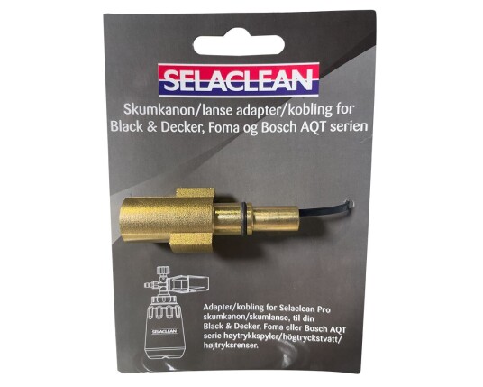 Selaclean Högtryckskoppling 1/4'' Inv. För Svart & Decker/foma/bosch Aqt-Serien Selaclean Högtryckskoppling 1/4'' Inv. För Svart & Decker/foma/bosch Aqt-Serien