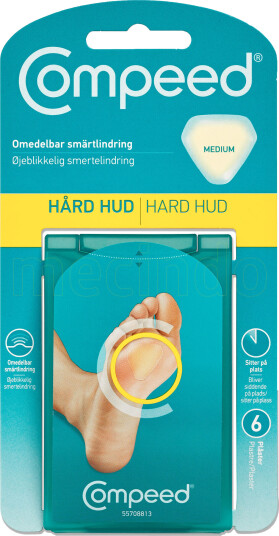 Compeed For Hard Hud Medium 6 Plaster