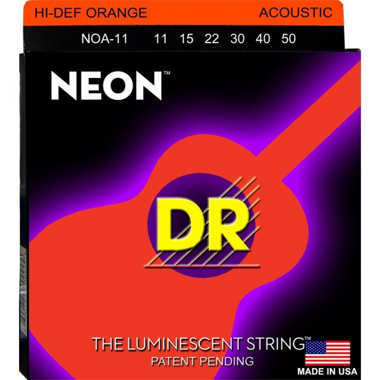 Dr Strings Noa11 Neon Oransje 011-050 Medium-Light