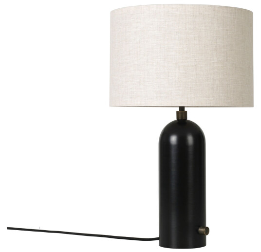 Gubi Gravity Table Lamp Small Canvas / Blackened Steel Gubi Gravity Table Lamp Small Canvas / Blackened Steel