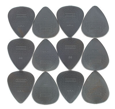 Dunlop Nylon Max Grip 0.88 Player Plektrum Set Dunlop Nylon Max Grip 0.88 Player Plektrum Set