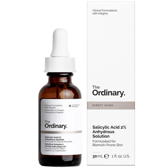 The Ordinary 2% Salisylsyre Anhydrous Ansiktsserum 30ml – Vegansk og Alkoholfri