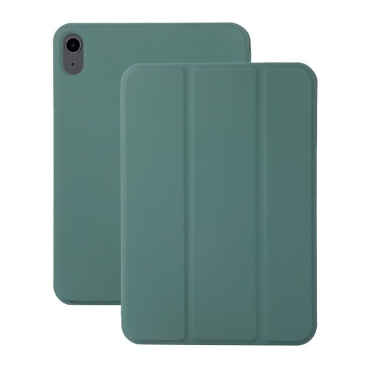 INCOVER iPad Mini (2021) Magnetisk Tri-Fold Flip Deksel - Mørk Grønn