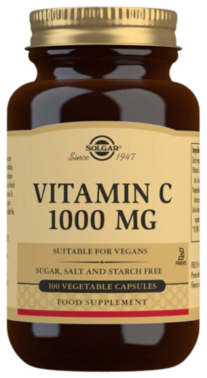 Solgar Vitamin C 1000mg 100 Kapsler