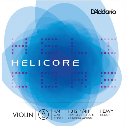 D'Addario H312 4/4h Violin String Helicore A-Aluminum 13.6
