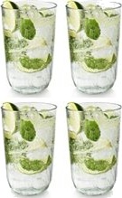 Eva Solo Facet drikkeglass 43 cl 4-pakning Klar