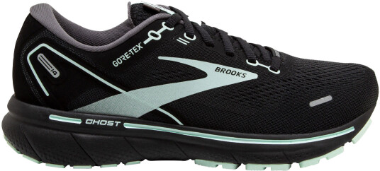 Brooks Ghost 14 Gtx Dame Black/Blackened Pearl/Aquaglass 39 Brooks Ghost 14 Gtx Dame Black/Blackened Pearl/Aquaglass 39