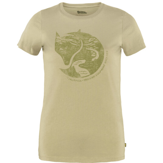 Fj�llr�ven Women's Arctic Fox Print T-shirt Beige XS Woman