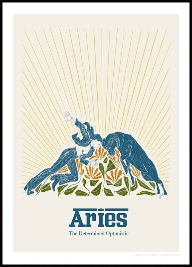 Jlr Aries Copy Poster Plakat / 40x50cm