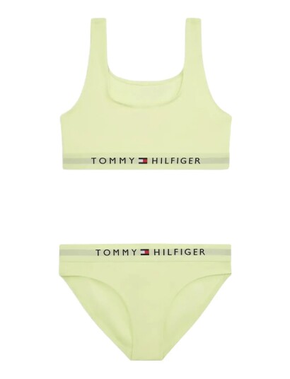 Tommy Hilfiger Bralette Set Green 140 152