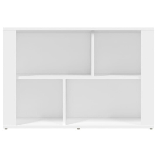 vidaXL Skjenk hvit 80x30x54 cm konstruert tre
