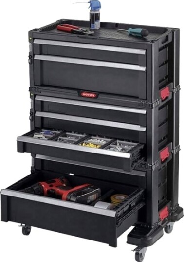 Keter 238557 Verkstedvogn Produsentfarge: Svart Keter 238557 Verkstedvogn Produsentfarge: Svart