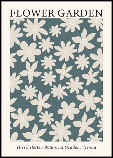 Flower Garden Vienna Plakat Plakat / 100x150cm