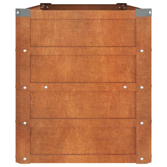 vidaXL Plantekasse 100x100x45 cm cortenstål