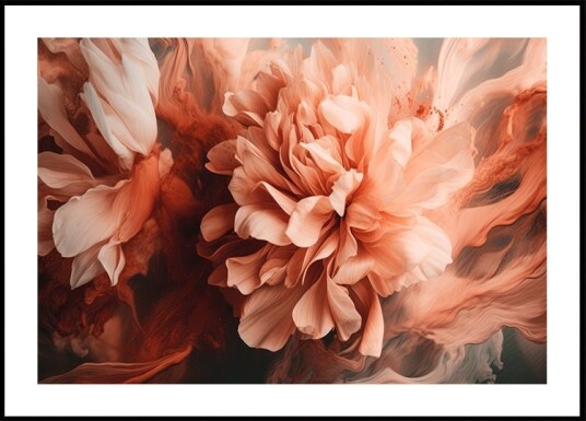 Petals in Motion Plakat Plakat / 21x30cm