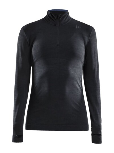 Craft Fuseknit Comfort Zip Sort Dame Craft Fuseknit Comfort Zip Sort Dame