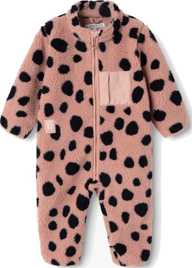 LIEWOOD Nolano Teddy Jumpsuit Mega leo spot/Pale tuscany 68
