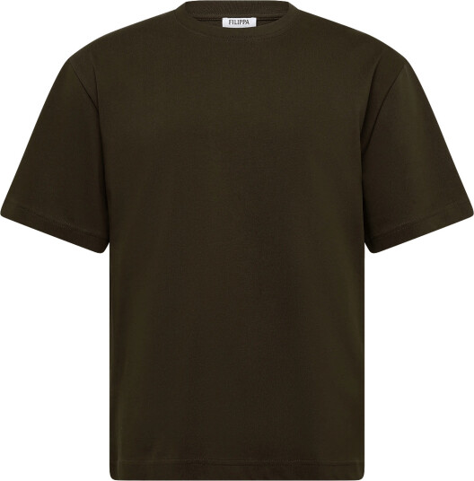 Filippa K Heavy Crewneck Tee Brown XXL