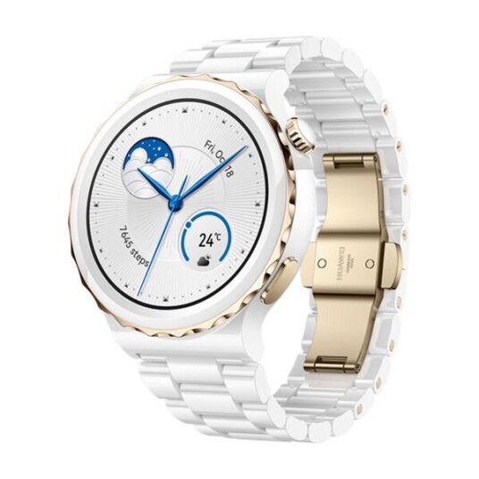 Huawei Watch GT 3 Pro Elite 43mm - keramisk klokkehus med keramisk rem