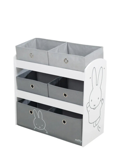 ROBA Wooden "Miffy" Toy Shelf Multi/patterned 60X 63.5X 30CM