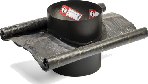 Metalbestos skorstein Ø 250mm takmøne 15 32° fleksibel svart Metalbestos skorstein Ø 250mm takmøne 15 32° fleksibel svart
