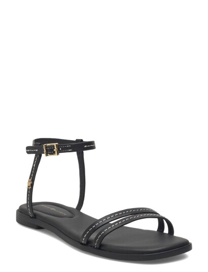 Tommy Hilfiger Flat Sandal Stitching Black 38