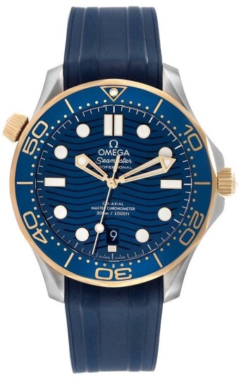 Omega Herreklokke 210.22.42.20.03.001 Seamaster Diver 300M Blå/Gummi