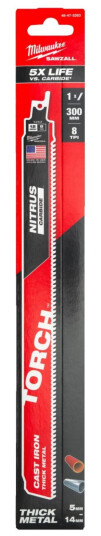 Milwaukee Bajonettsagblad 300 mm Nitrus 8T - TCT Maskintilbehør