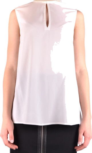 Pinko Dame Topper Hvit M,